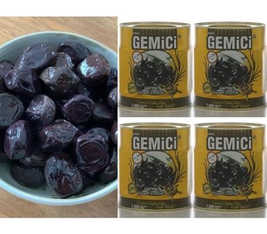 Gemici Zeytinleri Siyah Zeytin 4x2 kg