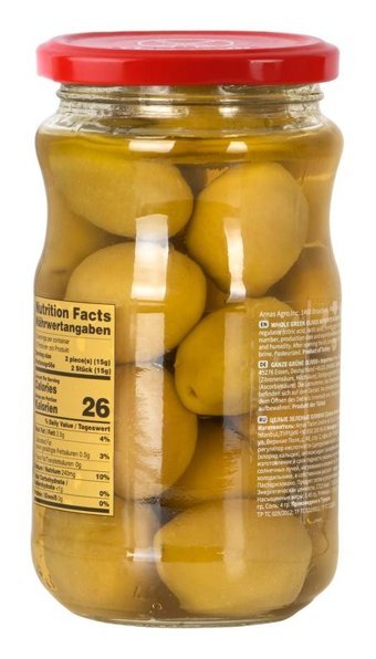 The Mill Kokteyl Yeşil Zeytin Kavanoz 350 gr