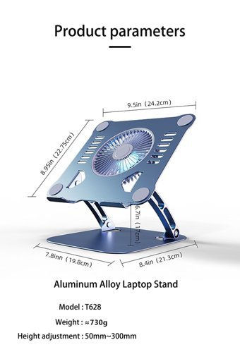 Hobimtek Metal Taşınabilir Laptop Standı