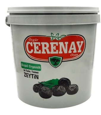 Cerenay Zeytincilik Az Tuzlu Sele Siyah Zeytin 5 kg
