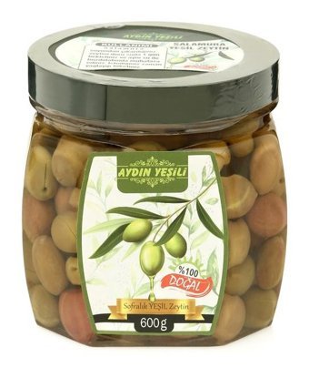 Aydın Yeşili Çizik Yeşil Zeytin 600 gr