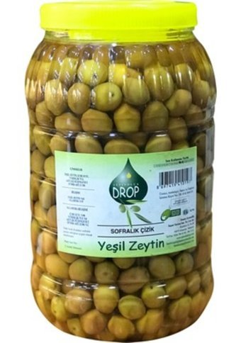 Drop Çizik Yeşil Zeytin 2 kg