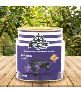Gemici Zeytinleri Siyah Zeytin 2 kg