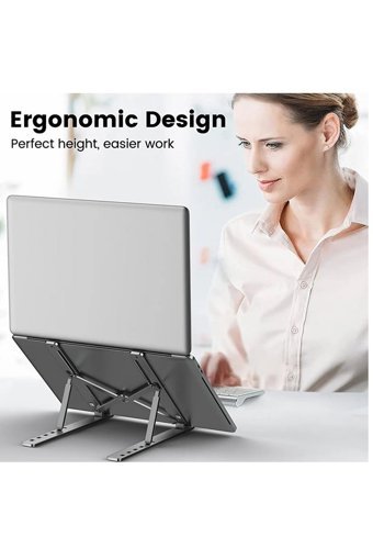 Wınbest Katlanabilir Alüminyum Dikey Ayarlanabilir Taşınabilir Ayaklı Hareketli Laptop Standı