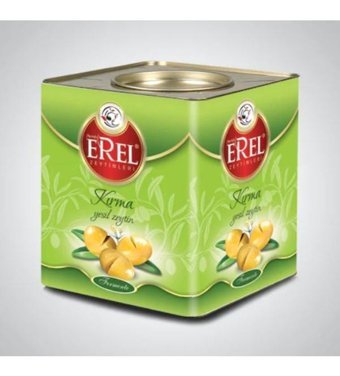Erel Zeytinleri Yeşil Zeytin Teneke 10 kg