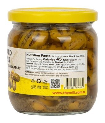 The Mill Izgara Yeşil Zeytin Kavanoz 380 gr