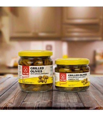 The Mill Izgara Yeşil Zeytin Kavanoz 380 gr