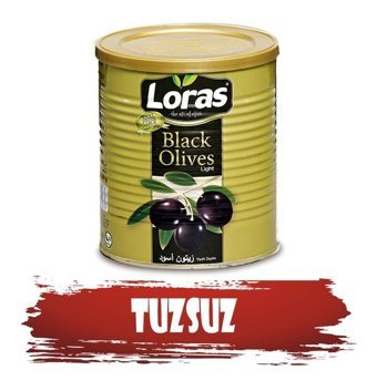Loras Siyah Zeytin Teneke 400 gr