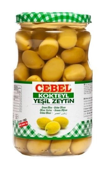 Cebel Kokteyl Yeşil Zeytin 400 gr