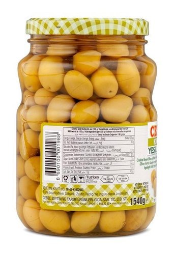 Cebel Yeşil Zeytin Kavanoz 900 gr