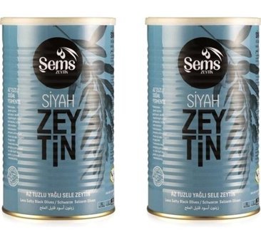 Şems Sele Siyah Zeytin Paket 2x900 gr