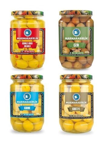 Marmarabirlik Yeşil Zeytin 4x400 ml