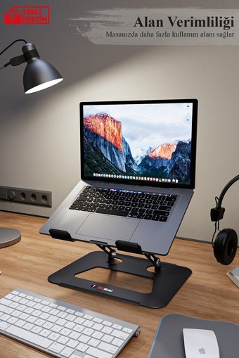 Jön Metal Katlanabilir Metal Dikey Ayarlanabilir Taşınabilir Laptop Standı