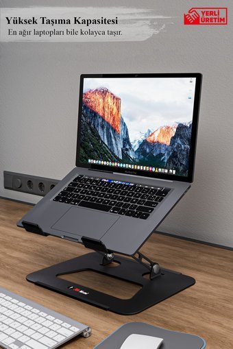 Jön Metal Katlanabilir Metal Dikey Ayarlanabilir Taşınabilir Laptop Standı