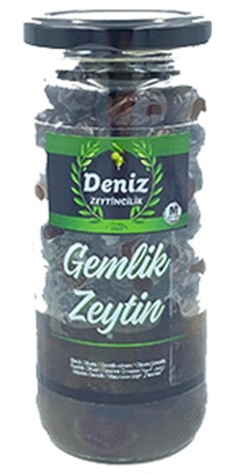 Deniz Zeytincilik Siyah Zeytin Kavanoz 300 gr