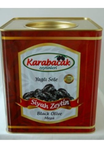 Karabacak Siyah Zeytin Teneke 10 kg