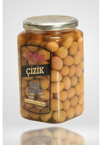 Yeşim Çizik Yeşil Zeytin 400 gr