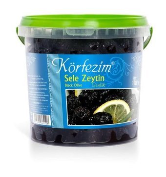 Körfezim Tuzsuz Sele Siyah Zeytin 1 kg