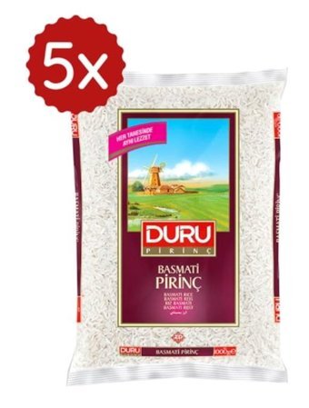 Duru Basmati Pirinç 5x1 kg