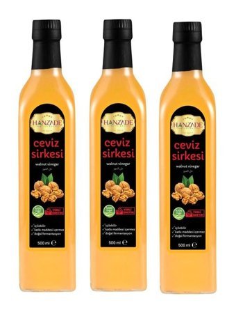 Hanzade Bitkisel Ceviz Sirke 3x500 ml