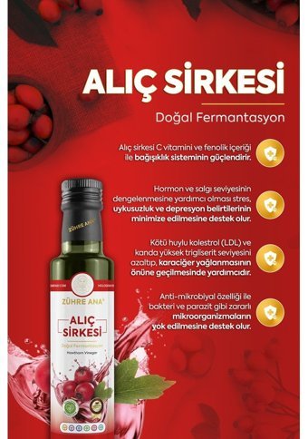 Zühre Ana Alıç Sirke 500 ml