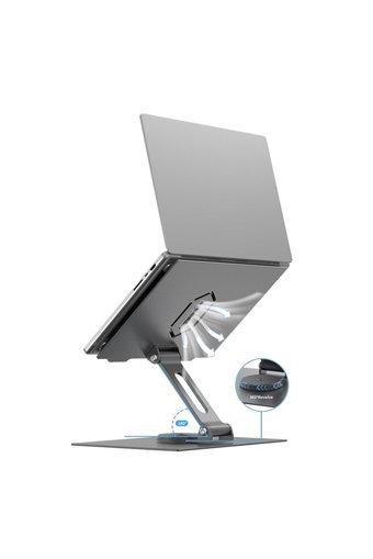 Wıwu S750 Katlanabilir Alüminyum Dikey Ayarlanabilir Taşınabilir Ayaklı Hareketli Laptop Standı