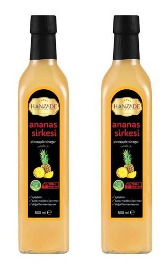 Hanzade Bitkisel Ananas Sirke 2x500 ml