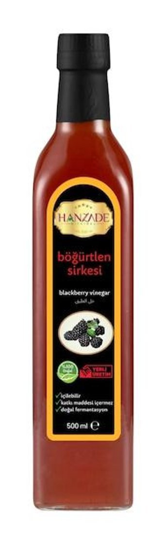 Hanzade Bitkisel Böğürtlen Sirke 2x500 ml
