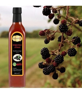 Hanzade Bitkisel Böğürtlen Sirke 2x500 ml