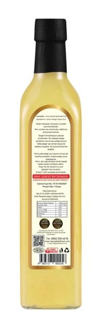 Hanzade Bitkisel Limon - Sarımsak Sirke 2x500 ml
