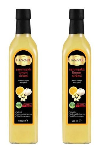 Hanzade Bitkisel Limon - Sarımsak Sirke 2x500 ml