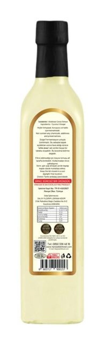 Hanzade Bitkisel Hindistan Cevizi Sirke 6x500 ml
