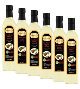 Hanzade Bitkisel Hindistan Cevizi Sirke 6x500 ml