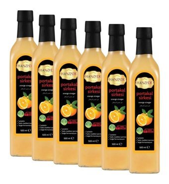 Hanzade Bitkisel Portakal Sirke 6x500 ml
