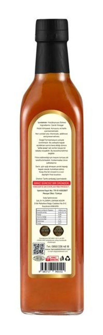 Hanzade Bitkisel Keçiboynuzu Sirke 2x500 ml