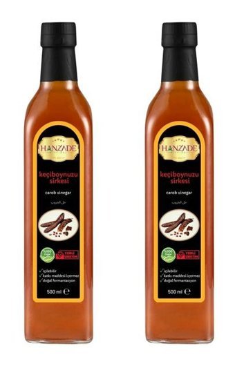 Hanzade Bitkisel Keçiboynuzu Sirke 2x500 ml