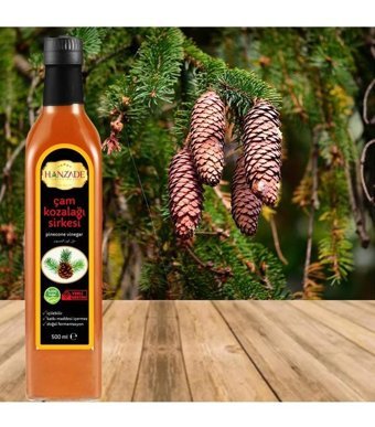 Hanzade Bitkisel Kozalak Sirke 500 ml