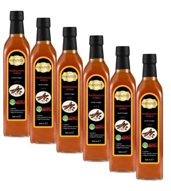 Hanzade Bitkisel Keçiboynuzu Sirke 6x500 ml