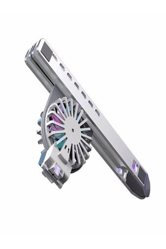 Çelikwork Katlanabilir Alüminyum Dikey Ayarlanabilir Soğutuculu Taşınabilir Ayaklı Hareketli RGB Laptop Standı
