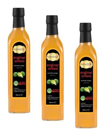 Hanzade Bitkisel Enginar Sirke 3x500 ml