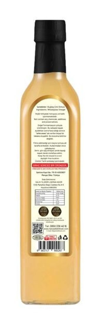 Hanzade Bitkisel Buğday Çimi Sirke 500 ml