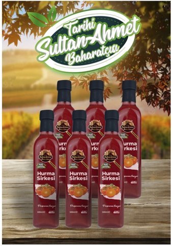 Tarihi Sultan Ahmet Baharatçısı Hurma Sirke 6x500 ml