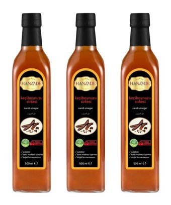 Hanzade Bitkisel Keçiboynuzu Sirke 3x500 ml