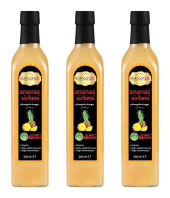 Hanzade Bitkisel Ananas Sirke 3x500 ml