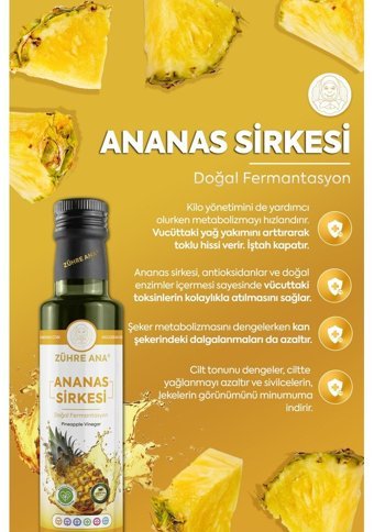 Zühre Ana Ananas Sirke 500 ml