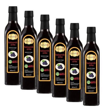 Hanzade Bitkisel Balzamik Sirke 6x500 ml