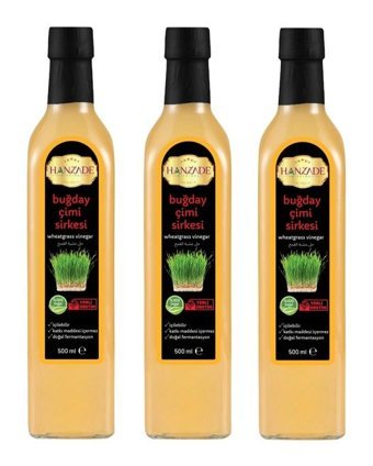 Hanzade Bitkisel Buğday Çimi Sirke 3x500 ml