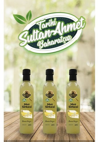 Tarihi Sultan Ahmet Baharatçısı Muz Sirke 3x500 ml