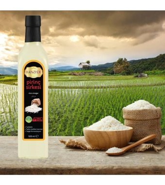 Hanzade Bitkisel Pirinç Sirke 3x500 ml