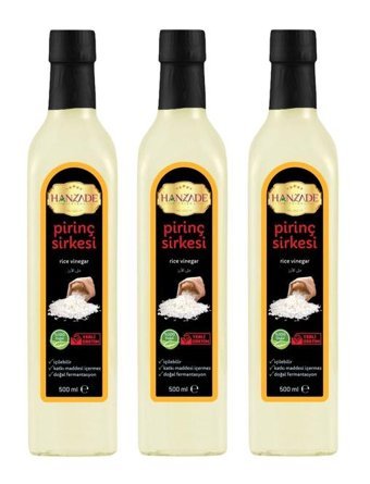 Hanzade Bitkisel Pirinç Sirke 3x500 ml